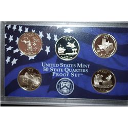 2004-S US Mint State Quarter Proof Set With COA Included; EST. $3-6