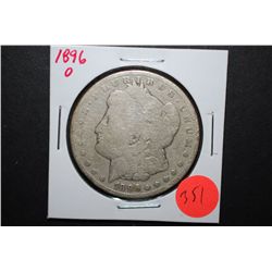 1896-O US Silver Morgan $1; EST. $35-45