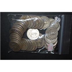 US Silver Quarters $10 Face Value; Various Dates, Conditions & Mint Marks; Lot of 40; EST. $250-300