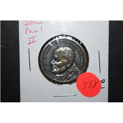 Pope John Paul II Religious Token; EST. $5-10