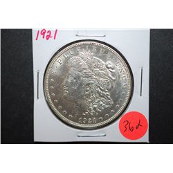 1921 US Silver Morgan $1; EST. $35-45