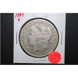 1884-S US Silver Morgan $1; EST. $35-45