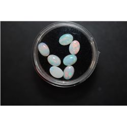 Oval-Shaped Opal-Like Gemstone; Lot of 7; EST. $15-30