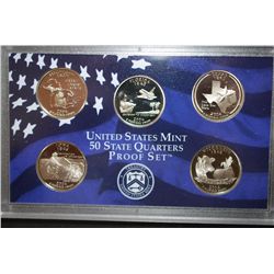 2004-S US Mint State Quarter Proof Set With COA Included; EST. $3-6