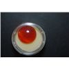 Image 2 : Large Round Orange Gemstone; EST. $15-30