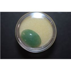 Large Oval-Shaped Jade-Like Gemstone; EST. $15-30