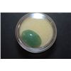 Image 1 : Large Oval-Shaped Jade-Like Gemstone; EST. $15-30