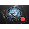 Image 1 : Department Of The Navy United States Of America Military Coin; Honor Courage Commitment; EST. $5-10