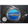 Image 2 : Department Of The Navy United States Of America Military Coin; Honor Courage Commitment; EST. $5-10