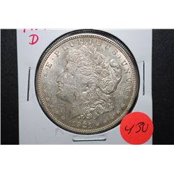 1921-D US Silver Morgan $1; EST. $35-45