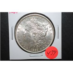 1889 US Silver Morgan $1; EST. $35-45