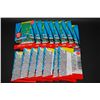 Image 2 : 1990 Teenage Mutant Ninja Turtles Trading Cards; Lot of 9 Cards & 1 Sticker Per Pack; Lot of 15 Unop