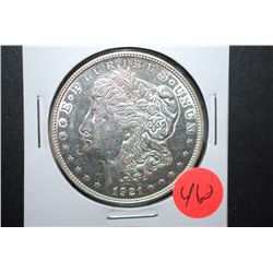 1921 US Silver Morgan $1; EST. $35-45