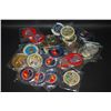 Image 1 : Military Challenge Coin; Various Dates, Bases, People, Etc.; Lot of 25; EST. $75-150