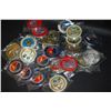 Image 2 : Military Challenge Coin; Various Dates, Bases, People, Etc.; Lot of 25; EST. $75-150