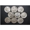 Image 1 : US Silver Wartime Nickels; Various Dates, Conditions & Mint Marks; Lot of 10; EST. $20-25