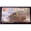 Image 1 : AMT / ERTL- 1/72 Scale M4A1 Sherman Tank Model Kit Unbuilt Model Kit in Original Packaging. Comes as