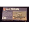 Image 2 : AMT / ERTL- 1/72 Scale M4A1 Sherman Tank Model Kit Unbuilt Model Kit in Original Packaging. Comes as