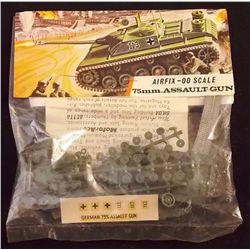 Airfix - OO Scale 75mm Assault Gun Bagged Model Ki Unbuilt Model Kit in Original Packaging. Comes as