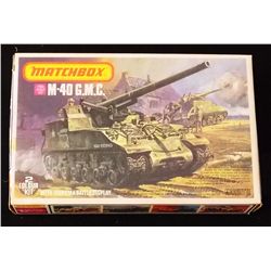 Matchbox - 1/76 M-40 G.M.C. Tank Model Kit Scale Model Figures in Original Packaging. Comes as shown