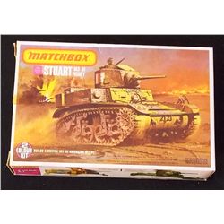 Matchbox - 1/76 M3-A1 Stuart "Honey" Tank Model Ki Scale Model Figures in Original Packaging. Comes 