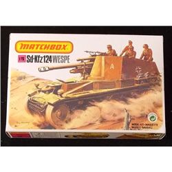 Matchbox - 1/76 Sd-Kfz 124 WESPE Tank Model Kit Scale Model Figures in Original Packaging. Comes as 