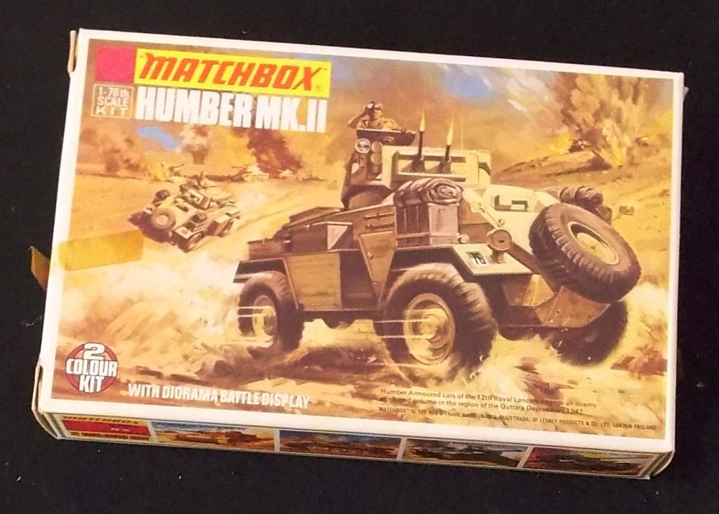 Matchbox - 1/76 Humber MK II Tank Model Kit Scale Model Figures in ...