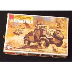 Matchbox - 1/76 Humber MK II Tank Model Kit Scale Model Figures in Original Packaging. Comes as show