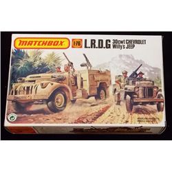 Matchbox - 1/76 L.R.D.G. 30 cwt Chevrolet Willys J Scale Model Figures in Original Packaging. Comes 