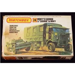 Matchbox - 1/76 Monty's Caravan and Daimler Mark I Scale Model Figures in Original Packaging. Comes 