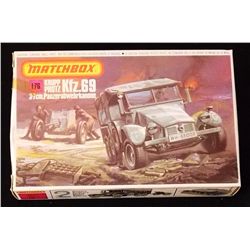 Matchbox - 1/76 Kfz. 69 Krupp Protz 3.7 Panzerabwe Scale Model Figures in Original Packaging. Comes 