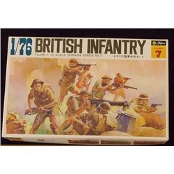 Fujimi -  1/76 Scale British Infantry Model Figure Scale Model Figures in Original Packaging. Comes 