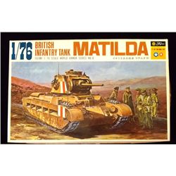 Fujimi -  1/76 Scale Matilda British Infantry Tank Unbuilt Model Kit in Original Packaging. Comes as