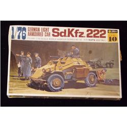 Fujimi -  1/76 Scale German Light Armoured Car Sd. Unbuilt Model Kit in Original Packaging. Comes as