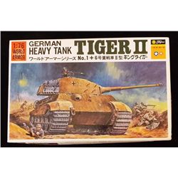 Fujimi -  1/76 Scale German Heavy Tank Tiger II Mi Unbuilt Model Kit in Original Packaging. Comes as