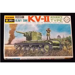 Fujimi -  1/76 Scale Russian KV-II Advance Type He Unbuilt Model Kit in Original Packaging. Comes as