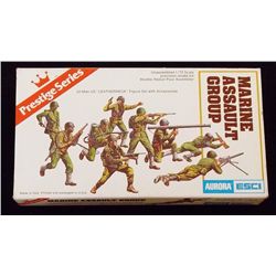 Aurora ESCI - 1/72 Scale Marine Assault Group Figu Scale Model Figures in Original Packaging. Comes 