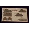 Image 2 : Aurora ESCI - 1/72 Scale T 34 / 76 Military Vehicl Unbuilt Model Kit in Original Packaging. Comes as