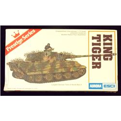 Aurora ESCI - 1/72 Scale German King Tiger Tank Mi Unbuilt Model Kit in Original Packaging. Comes as