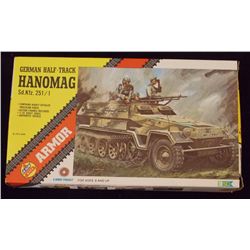 A.H.M. Armor Kits -  1/72 Scale German Half Track Unbuilt Model Kit in Original Packaging. Comes as 