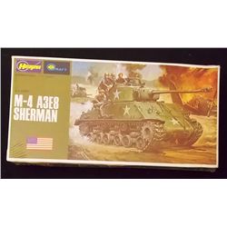 Hasegawa - 1/72 Scale M-4 A3E8 Sherman Tank Milita Unbuilt Model Kit in Original Packaging. Comes as