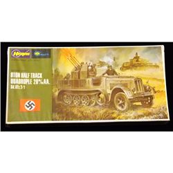 Hasegawa - 1/72 Scale 8 Ton Half-Track Quadruple 2 Unbuilt Model Kit in Original Packaging. Comes as