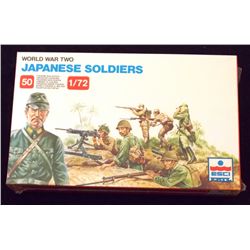 ESCI ERTL - 1/72 Scale World War Two Japanese Sold Scale Model Figures in Original Packaging. Comes 