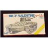 Image 2 : ESCI ERTL - 1/72 Scale British Mark 3 Valentine Ta Unbuilt Model Kit in Original Packaging. Comes as
