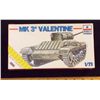 Image 3 : ESCI ERTL - 1/72 Scale British Mark 3 Valentine Ta Unbuilt Model Kit in Original Packaging. Comes as