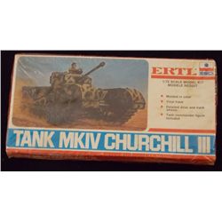ERTL ESCI - 1/72 Scale MKIV Churchill III Tank Mod Unbuilt Model Kit in Original Packaging. Comes as