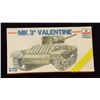 Image 2 : ESCI ERTL - 1/72 Scale British Mark 3 Valentine Ta Unbuilt Model Kit in Original Packaging. Comes as