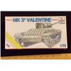 Image 3 : ESCI ERTL - 1/72 Scale British Mark 3 Valentine Ta Unbuilt Model Kit in Original Packaging. Comes as