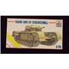 Image 2 : ESCI ERTL - 1/72 Scale British MK IV Churchill Tan Unbuilt Model Kit in Original Packaging. Comes as