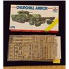 Image 4 : ESCI ERTL - 1/72 Scale British Churchill AMRCR Mil Unbuilt Model Kit in Original Packaging. Comes as